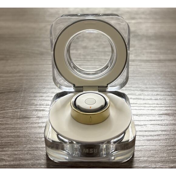 Samsung Galaxy Ring Titanium Gold SM-Q507 AI Smart Ring Size 7